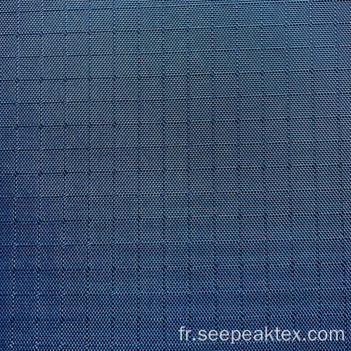 Polyester 420D 6mmx6mm GRID Dobby Oxford Tissu